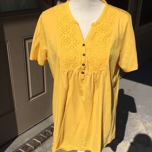 4/$20 American Sweetheart yellow top